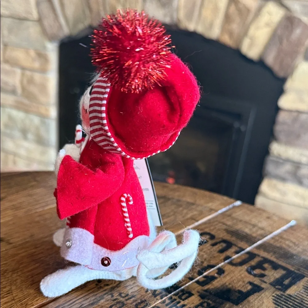 Adorable 2006 Annalee Candy Cane Stripe Mouse